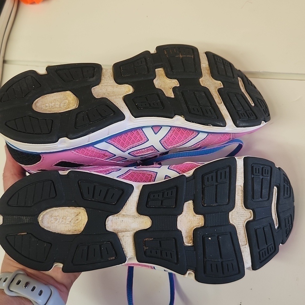 Asics gel invasion pink running shoe size 6.5 women's - Picture 5 of 5